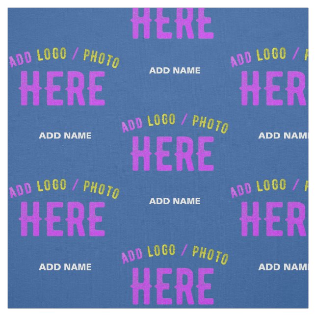 STYLISH MODERN CUSTOM COBALT BLUE VERIFIED BRANDED FABRIC (Swatch)