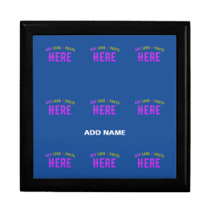 STYLISH MODERN CUSTOM COBALT BLUE VERIFIED BRANDED GIFT BOX