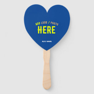 STYLISH MODERN CUSTOM COBALT BLUE VERIFIED BRANDED HAND FAN