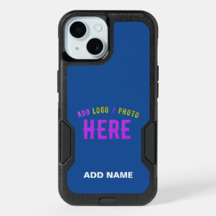 STYLISH MODERN CUSTOM COBALT BLUE VERIFIED BRANDED iPhone 15 CASE