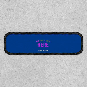 STYLISH MODERN CUSTOM COBALT BLUE VERIFIED BRANDED PATCH