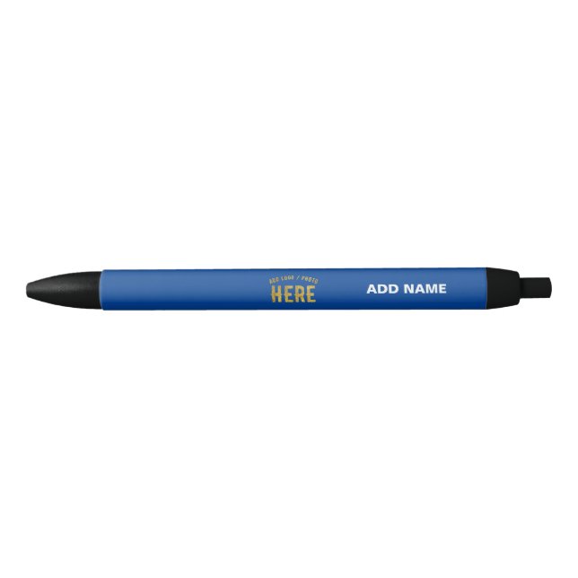 STYLISH MODERN CUSTOM COBALT BLUE VERIFIED BRANDED PEN (Front)