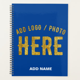 STYLISH MODERN CUSTOM COBALT BLUE VERIFIED BRANDED PLANNER