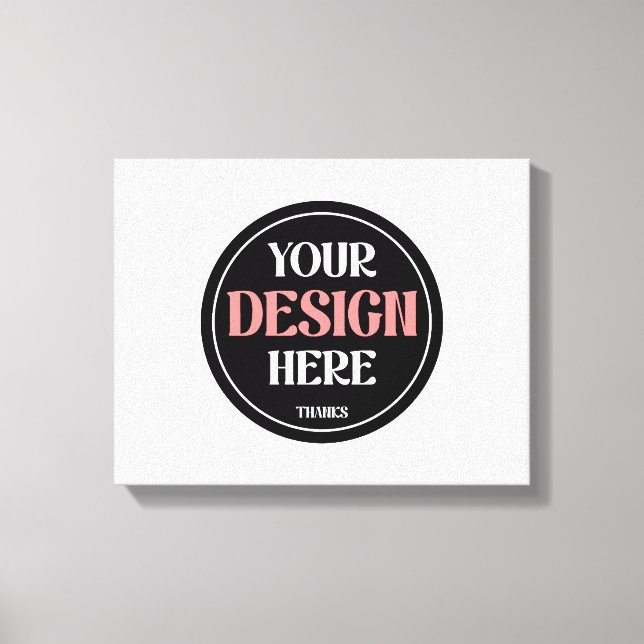 Stylish & Modern Custom Creations Verified  Canvas Print (Front)
