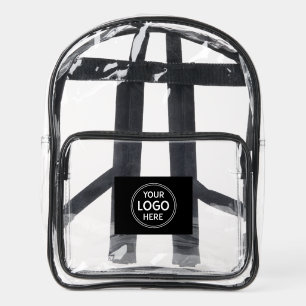 Stylish & Modern Custom Creations Verified  Clear Backpack