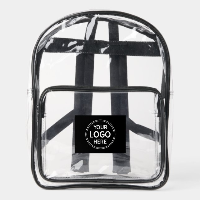 Stylish & Modern Custom Creations Verified  Clear Backpack (Front)