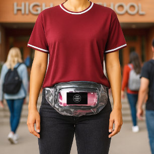 Stylish & Modern Custom Creations Verified  Clear Fanny Pack