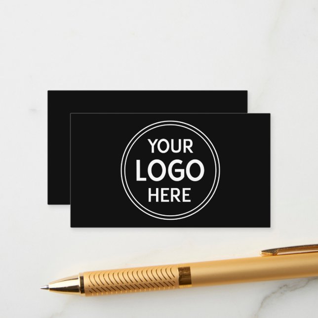 Stylish & Modern Custom Creations Verified  Enclosure Card (Front/Back In Situ)