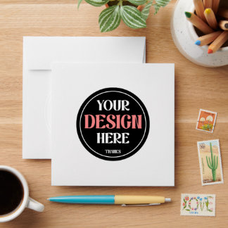 Stylish & Modern Custom Creations Verified Envelope