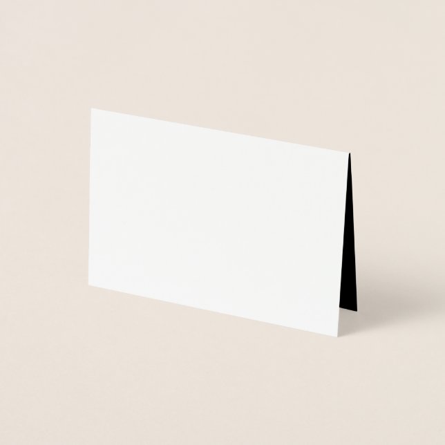 Stylish & Modern Custom Creations Verified  Foil Card (Front)