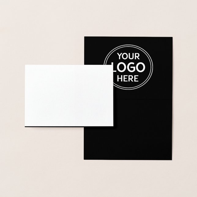 Stylish & Modern Custom Creations Verified  Foil Card (Display)