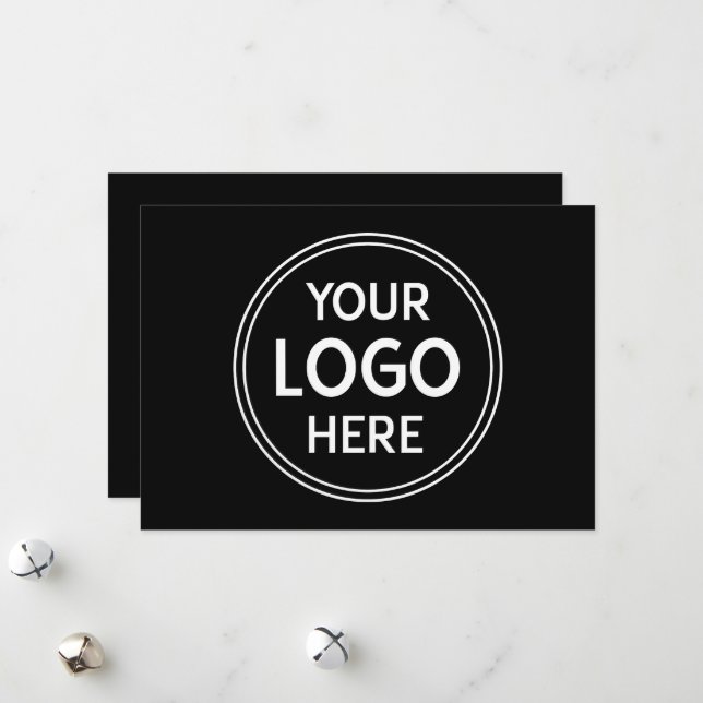 Stylish & Modern Custom Creations Verified  Holiday Card (Front/Back In Situ)
