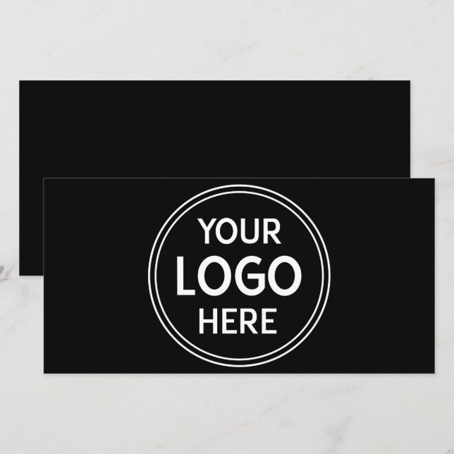 Stylish & Modern Custom Creations Verified  Holiday Card (Front/Back)