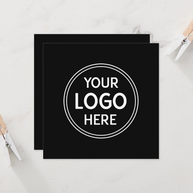 Stylish & Modern Custom Creations Verified  Invitation (Front/Back In Situ)