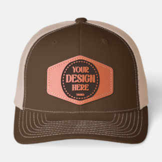 Stylish & Modern Custom Creations Verified Leather Patch Hat