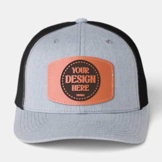 Stylish & Modern Custom Creations Verified Leather Patch Hat