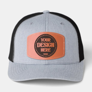 Stylish & Modern Custom Creations Verified Leather Patch Hat