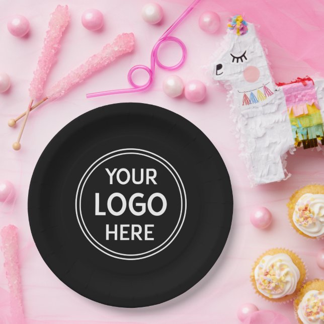 Stylish & Modern Custom Creations Verified Paper Plates (Party)
