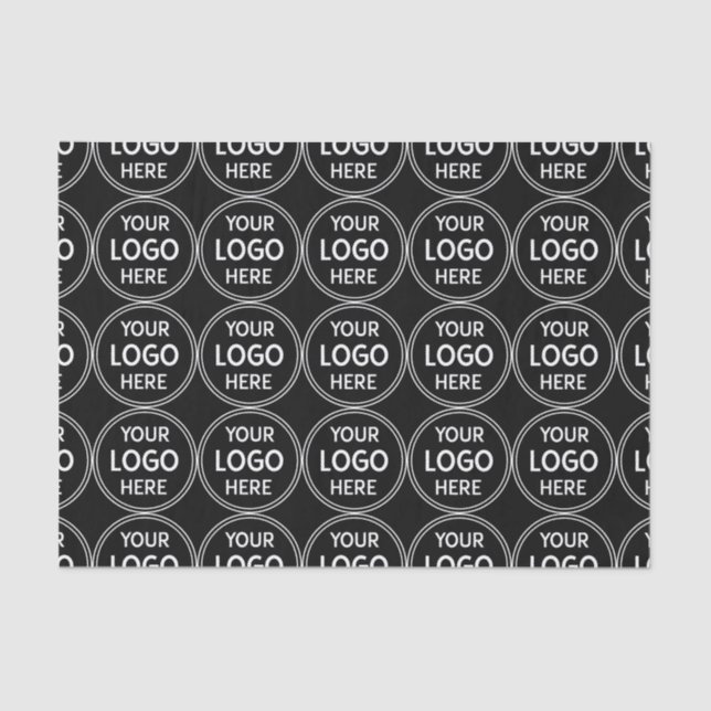 Stylish & Modern Custom Creations Verified Tissue Paper (Front)