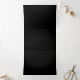 Stylish & Modern Custom Creations Verified Tri-Fold Invitation