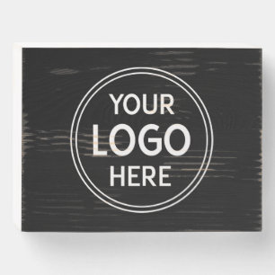 Stylish & Modern Custom Creations Verified  Wooden Box Sign