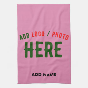 STYLISH MODERN CUSTOM CUTE HOT PINK VERIFIED BRAND KITCHEN TOWEL