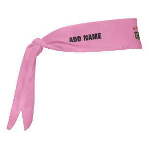 STYLISH MODERN CUSTOM CUTE HOT PINK VERIFIED BRAND TIE HEADBAND