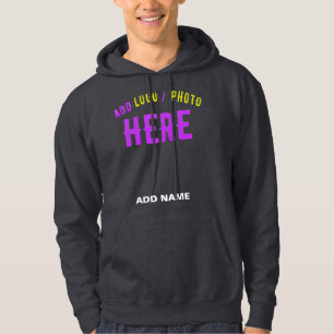 STYLISH MODERN CUSTOM DARK GREY VERIFIED BRANDED HOODIE