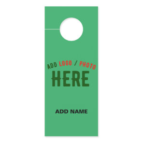 STYLISH MODERN CUSTOM EMERALD GREEN VERIFIED BRAND DOOR HANGER