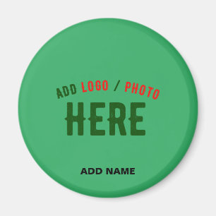 STYLISH MODERN CUSTOM EMERALD GREEN VERIFIED BRAND MAGNET