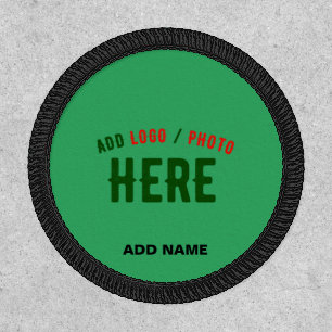 STYLISH MODERN CUSTOM EMERALD GREEN VERIFIED BRAND PATCH