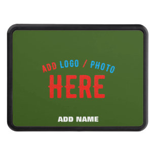 STYLISH MODERN CUSTOM FOREST GREEN VERIFIED BRAND HITCH COVER