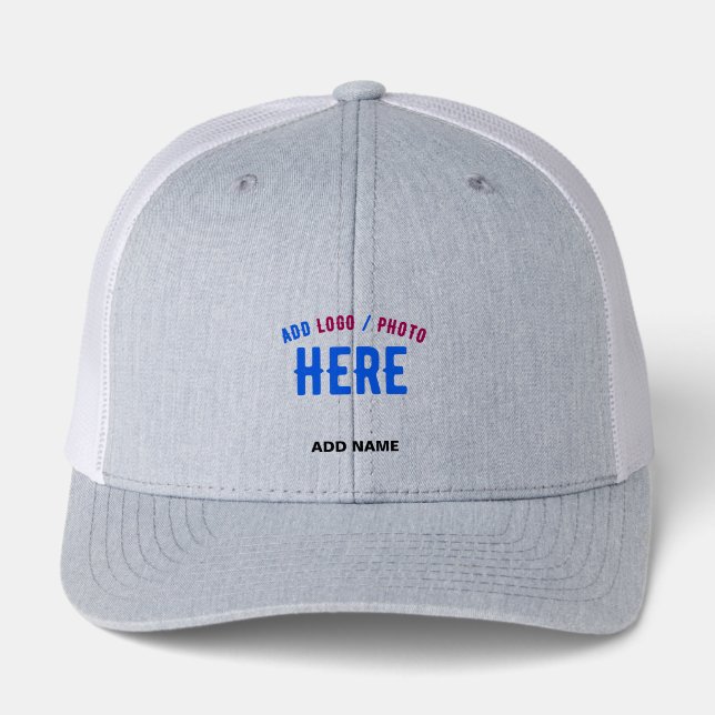 STYLISH MODERN CUSTOM HEATHER WHITE VERIFIED BRAND (Front)