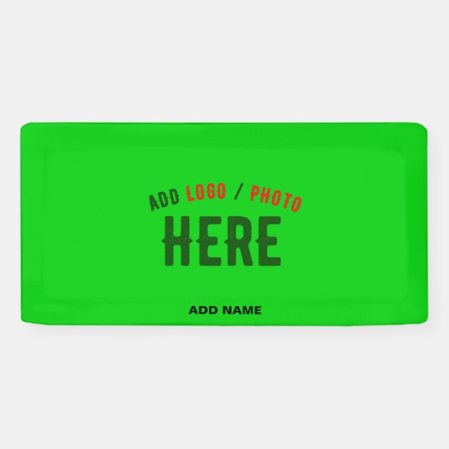 STYLISH MODERN CUSTOM LIME GREEN VERIFIED BRANDED BANNER (Horizontal)