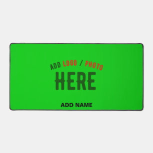 STYLISH MODERN CUSTOM LIME GREEN VERIFIED BRANDED DESK MAT