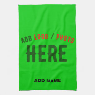 STYLISH MODERN CUSTOM LIME GREEN VERIFIED BRANDED KITCHEN TOWEL