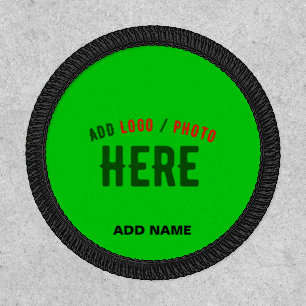 STYLISH MODERN CUSTOM LIME GREEN VERIFIED BRANDED PATCH