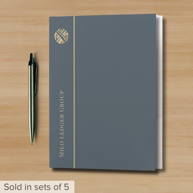 Stylish Modern Custom Logo Pocket Folder (Creator Uploaded)