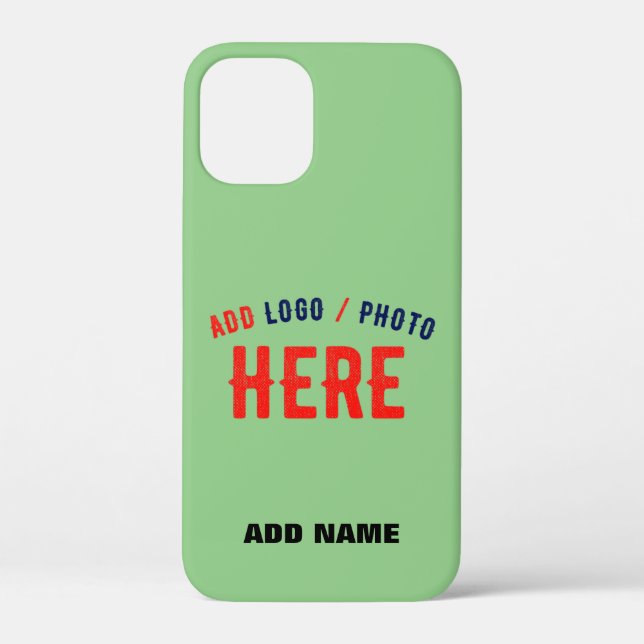 STYLISH MODERN CUSTOM MINT GREEN VERIFIED BRANDED Case-Mate iPhone CASE (Back)