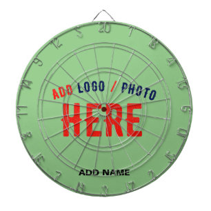 STYLISH MODERN CUSTOM MINT GREEN VERIFIED BRANDED DART BOARD