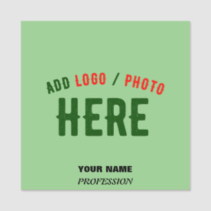STYLISH MODERN CUSTOM MINT GREEN VERIFIED BRANDED NAME TAG