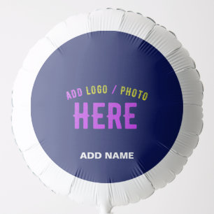 STYLISH MODERN CUSTOM NAVY BLUE VERIFIED BRANDED BALLOON