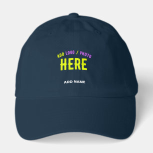 STYLISH MODERN CUSTOM NAVY BLUE VERIFIED BRANDED HAT