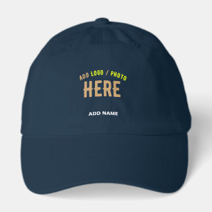 STYLISH MODERN CUSTOM NAVY BLUE VERIFIED BRANDED HAT