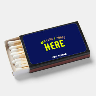 STYLISH MODERN CUSTOM NAVY BLUE VERIFIED BRANDED MATCHBOXES