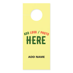 STYLISH MODERN CUSTOM PASTEL YELLOW VERIFIED BRAND DOOR HANGER