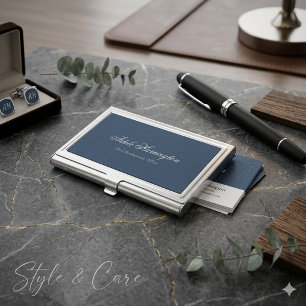 Stylish Modern Custom Professional Card Case