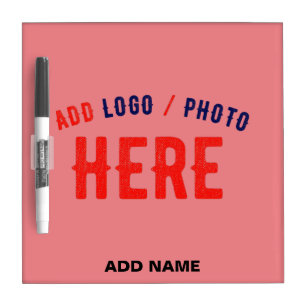 STYLISH MODERN CUSTOM SALMON PINK VERIFIED BRANDED DRY ERASE BOARD