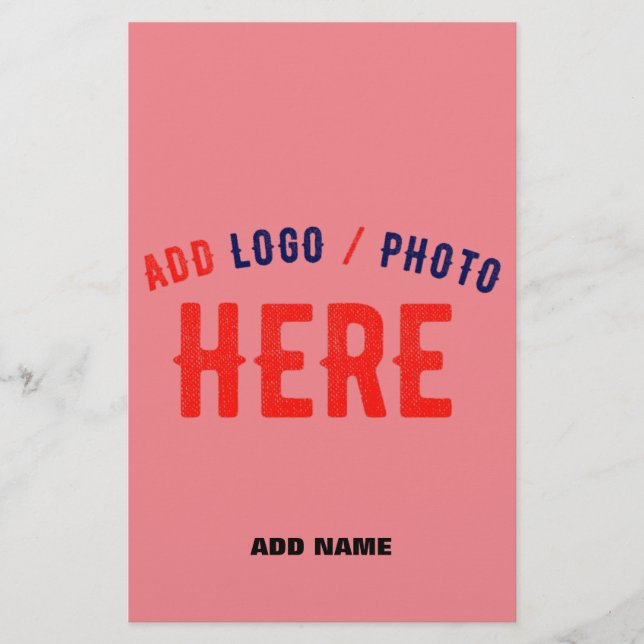 STYLISH MODERN CUSTOM SALMON PINK VERIFIED BRANDED FLYER (Front)