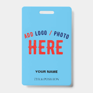 STYLISH MODERN CUSTOM SWAG SKY BLUE VERIFIED BRAND BADGE